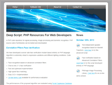 Tablet Screenshot of deepscript.com
